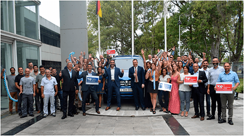 Volkswagen Group es la primera automotriz en Argentina en obtener el reconocimiento de Top Employer